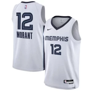 Práctico Delicioso Estupendo Ja Morant Memphis Grizzlies Nike Youth Swingman Jersey Association Edition White