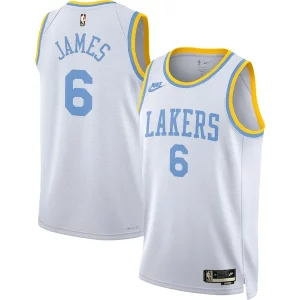 Delicioso LeBron James Los Angeles Lakers Nike Swingman Jersey Classic Edition White