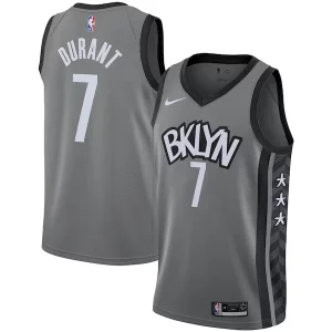 Maravilloso Kevin Durant Brooklyn Nets Nike 2019/2020 Swingman Jersey Statement Edition Gray