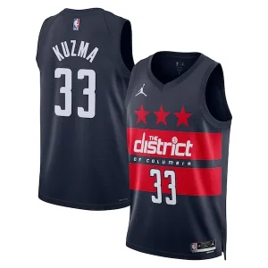 Único Kyle Kuzma Washington Wizards Jordan Brand Unisex 2024/25 Swingman Jersey Statement Edition Navy