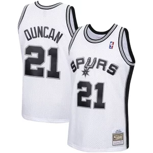 Cool Único Tim Duncan San Antonio Spurs 1998/99 Hardwood Classics Swingman Jersey White