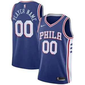 Único Ideal Philadelphia 76ers Nike 2020/21 Swingman Custom Jersey Icon Edition Royal
