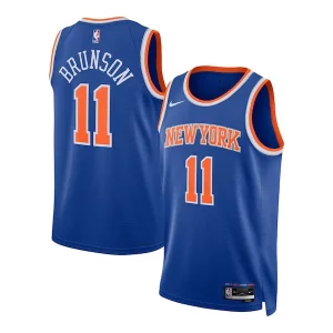 Único Duradero Encantador Jalen Brunson New York Knicks Nike Unisex Swingman Jersey Icon Edition Blue