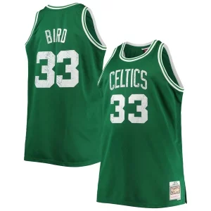 Cool Larry Bird Boston Celtics Big & Tall 1985/86 NBA 75th Anniversary Diamond Swingman Jersey Kelly Green