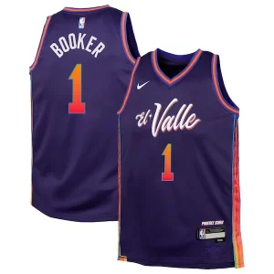 Ideal Único Devin Booker Phoenix Suns Nike Youth Swingman Replica Jersey City Edition Purple