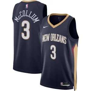 Genial Lujoso Único C.J. McCollum New Orleans Pelicans Nike Unisex Swingman Jersey Icon Edition Navy