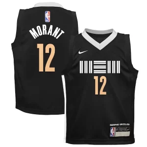 Moderno Chulo Ideal Ja Morant Memphis Grizzlies Nike Preschool Swingman Replica Jersey City Edition Black