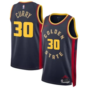 Versátil Encantador Stephen Curry Golden State Warriors Nike Unisex 2024/25 Swingman Player Jersey City Edition Navy
