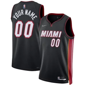 Maravilloso Comodo Miami Heat Nike 2021/22 Diamond Swingman Custom Jersey Icon Edition Black