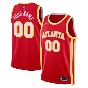 Versátil Atlanta Hawks Nike Unisex Swingman Custom Jersey Red Icon Edition