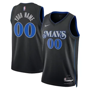 Magnífico Sofisticado Original Dallas Mavericks Nike Unisex 2023/24 Custom Swingman Jersey Black City Edition