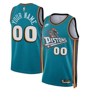 Moderno Detroit Pistons Nike Unisex 2022/23 Custom Swingman Jersey Classic Edition Teal