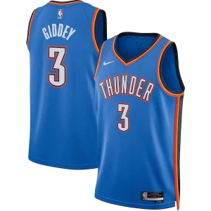 Maravilloso Hermoso Josh Giddey Oklahoma City Thunder Nike Unisex Swingman Jersey Icon Edition Blue