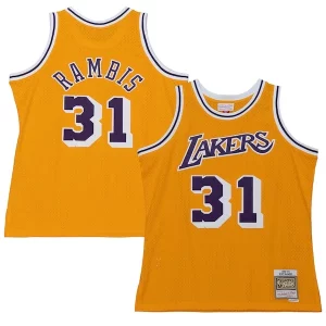 Sofisticado Magnífico Encantador Kurt Rambis Los Angeles Lakers 1984/85 Swingman Jersey Gold