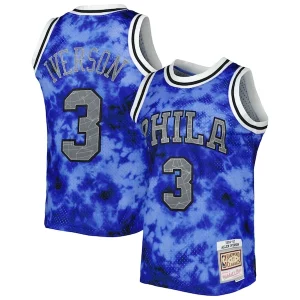 Duradero Robusto Maravilloso Allen Iverson Philadelphia 76ers 1996/97 Galaxy Swingman Jersey Royal
