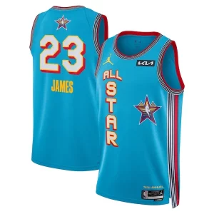 Exquisito Lujoso Moderno LeBron James Jordan Brand Unisex 2025 NBA All Star Game Swingman Player Jersey Light Blue