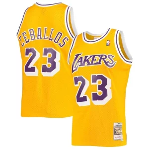 Único Delicioso Cedric Ceballos Los Angeles Lakers 1994/95 Hardwood Classics Swingman Jersey Gold