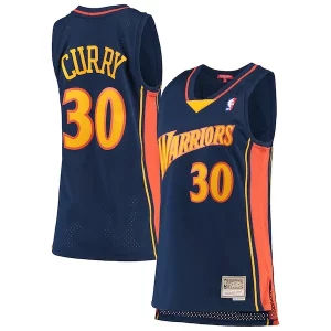 Único Chulo Comodo Stephen Curry Golden State Warriors Women's 2009 10 Hardwood Classics Swingman Jersey Navy