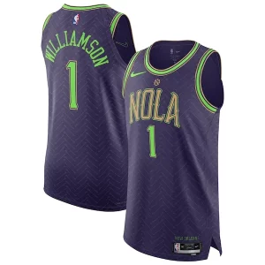 Único Zion Williamson New Orleans Pelicans Nike 2024/25 Authentic Player Jersey City Edition Purple