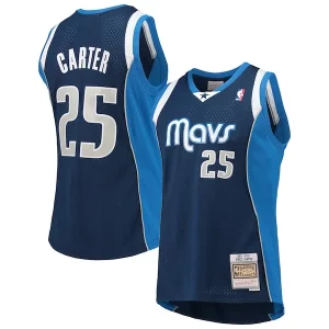 Lujoso Vince Carter Dallas Mavericks 2011/12 Hardwood Classics Swingman Jersey Navy