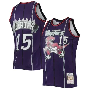 Estupendo Vince Carter Toronto Raptors 1998/99 Hardwood Classics NBA 75th Anniversary Diamond Swingman Jersey Purple