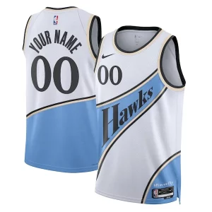Sofisticado Exquisito Atlanta Hawks Nike Unisex 2024/25 Custom Swingman Jersey City Edition White