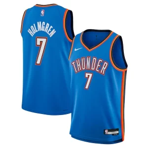 Exquisito Chet Holmgren Oklahoma City Thunder Nike Youth Swingman Jersey Icon Edition Blue