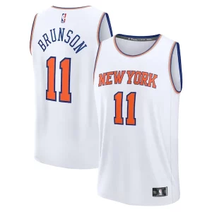Comodo Jalen Brunson New York Knicks Fast Break Replica Player Jersey Association Edition White