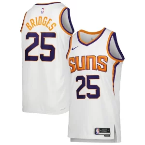 Cool Increíble Magnífico Mikal Bridges Phoenix Suns Nike Unisex Swingman Jersey Association Edition White/Purple