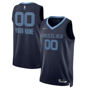 Bonito Increíble Memphis Grizzlies Nike 2021/22 Diamond Swingman Custom Jersey Icon Edition Navy