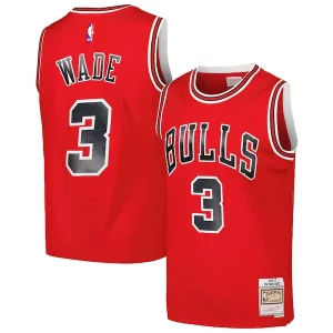 Resistente Clásico Dwyane Wade Chicago Bulls 2016/17 Hardwood Classics Swingman Jersey Red