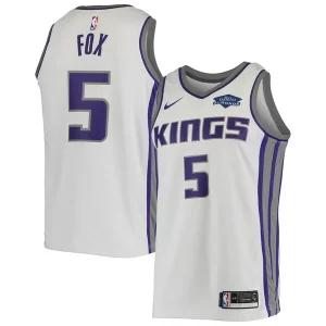 Sofisticado Bonito Clásico De'Aaron Fox Sacramento Kings Nike Swingman Player Jersey Association Edition White