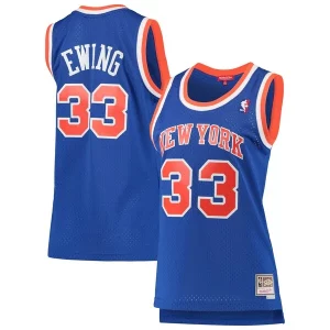Moderno Patrick Ewing New York Knicks Women's 1991/92 Hardwood Classics Swingman Jersey Blue