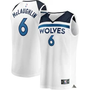 Magnífico Lujoso Jordan McLaughlin Minnesota Timberwolves Youth Fast Break Replica Player Jersey Association Edition White