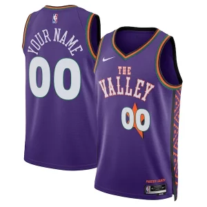 Perfecto Chulo Estupendo Phoenix Suns Nike Unisex 2024/25 Custom Swingman Jersey City Edition Purple