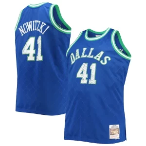 Estupendo Robusto Comodo Dirk Nowitzki Dallas Mavericks Big & Tall 1998/99 NBA 75th Anniversary Diamond Swingman Jersey Blue