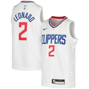 Encantador Chulo Robusto Kawhi Leonard LA Clippers Nike Youth 2020/21 Swingman Jersey Association Edition White/Royal