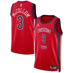 Elegante CJ McCollum New Orleans Pelicans Jordan Brand Unisex Swingman Jersey Statement Edition Red