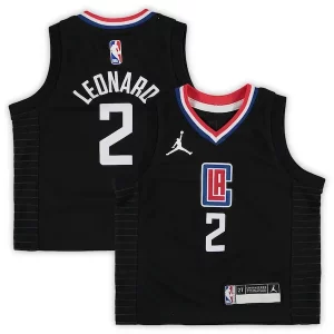 Fantástico Kawhi Leonard LA Clippers Jordan Brand Toddler 2020/21 Jersey Black Statement Edition