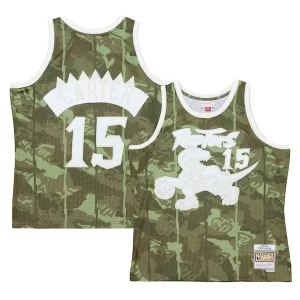 Robusto Resistente Vince Carter Toronto Raptors Hardwood Classics 1998/99 Ghost Green Swingman Jersey Camo