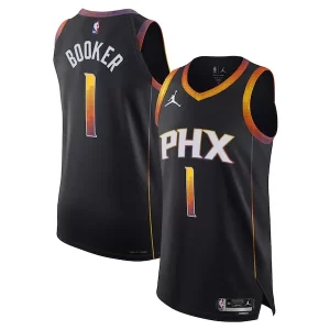 Delicioso Cool Chulo Devin Booker Phoenix Suns Jordan Brand Authentic Player Jersey Statement Edition Black