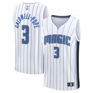 Exquisito Kentavious Caldwell Pope Orlando Magic Fast Break Replica Player Jersey Association Edition White