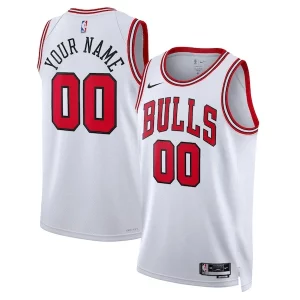 Maravilloso Chicago Bulls Nike Unisex Swingman Custom Jersey White Association Edition