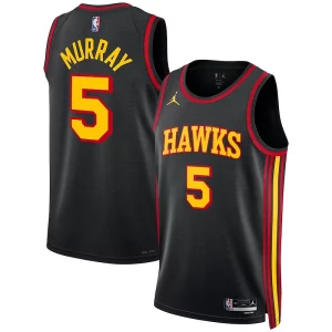 Práctico Elegante Ideal Dejounte Murray Atlanta Hawks Jordan Brand Unisex Swingman Jersey Statement Edition Black