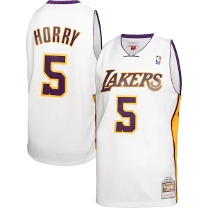 Hermoso Delicioso Robert Horry Los Angeles Lakers 2001/02 Hardwood Classics Swingman Jersey White