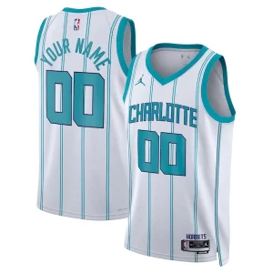 Delicioso Original Charlotte Hornets Jordan Brand Unisex Swingman Custom Jersey White Association Edition
