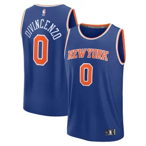 Exquisito Sofisticado Donte DiVincenzo New York Knicks Fast Break Replica Player Jersey Icon Edition Royal