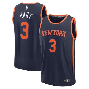 Bonito Josh Hart New York Knicks Fast Break Replica Player Jersey Statement Edition Navy