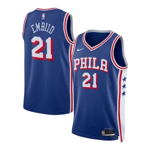 Encantador Joel Embiid Philadelphia 76ers Nike Youth Swingman Jersey Icon Edition Royal