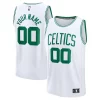 Elegante Clásico Práctico Boston Celtics Fast Break Custom Jersey Association Edition White/Kelly Green/Black